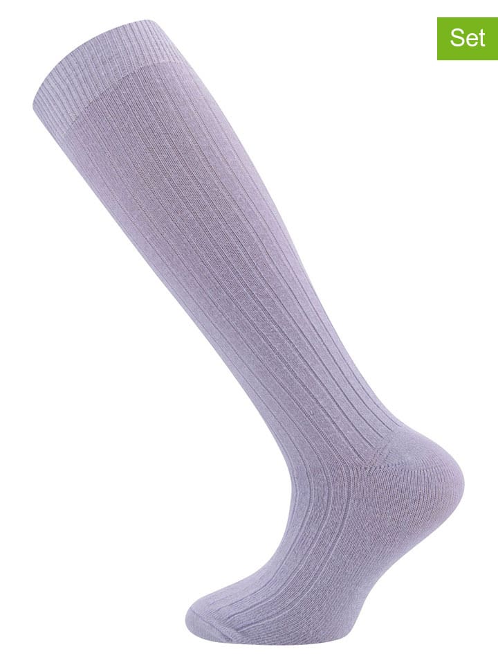 

Ewers Комплект из 2 пар: высокие носки фиолетово-розового цвета