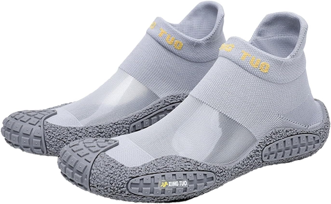 

Водные туфли для мужчин и женщин, пляжные и для плавания, дышащие, легкие, средней высоты, кроссовки для ходьбы, быстросохнущие акваноски для серфинга, бассейна и йоги Generic, серый