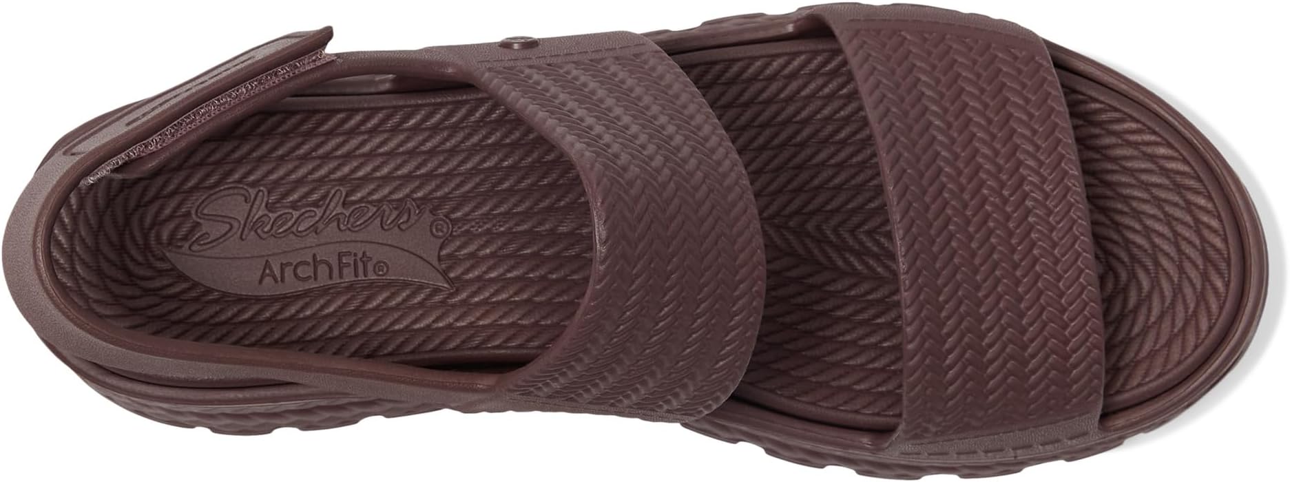 Сандалии SKECHERS Foamies Arch Fit Footsteps - Sunny Days, коричневый — фото 2
