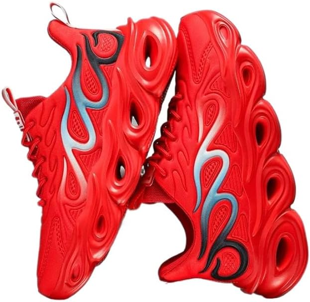 

Мужские дышащие кроссовки на каждый день без шнурков, ультралегкие спортивные кеды для ходьбы и тренировок Odipon, красный