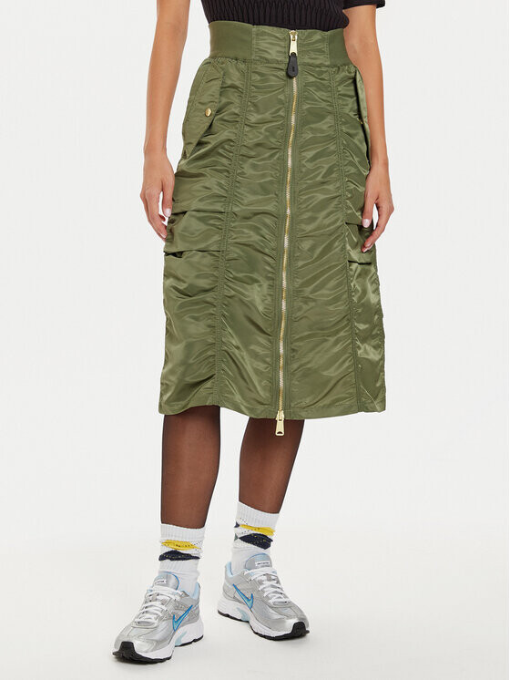 

Юбка миди стандартного кроя Alpha Industries, зеленый
