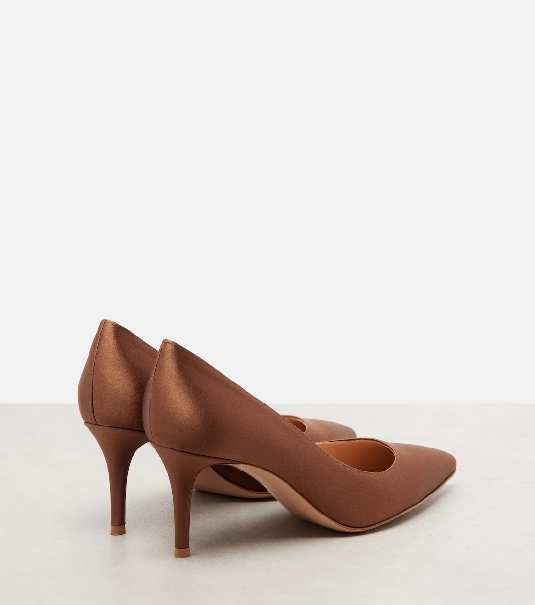Туфли Gianvito 70 из сатиновой креповой ткани Gianvito Rossi, Texas — фото 2