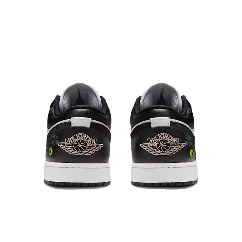 Jordan Кроссовки Air 1 Vintage мужские низкие черный серый зеленый — фото 4