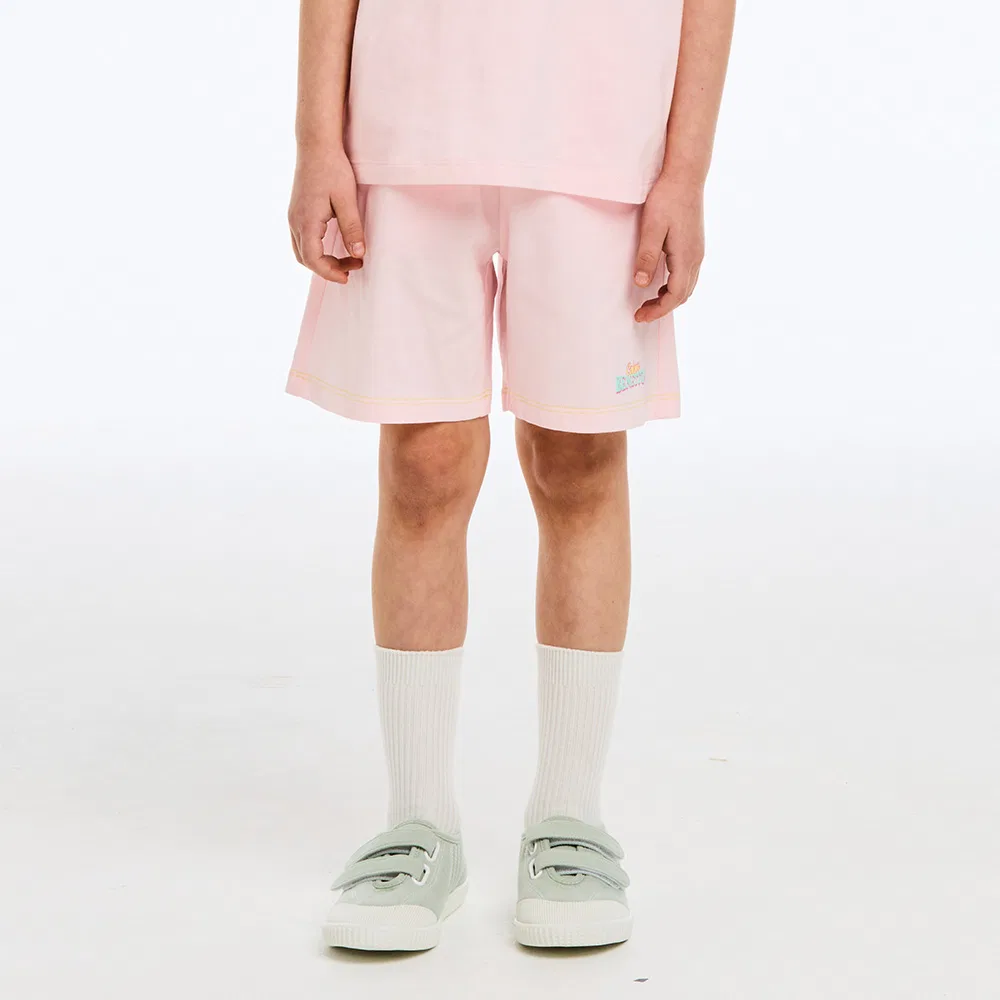 Детские шорты 4/8 с графическим принтом розовые от Benetton Kids