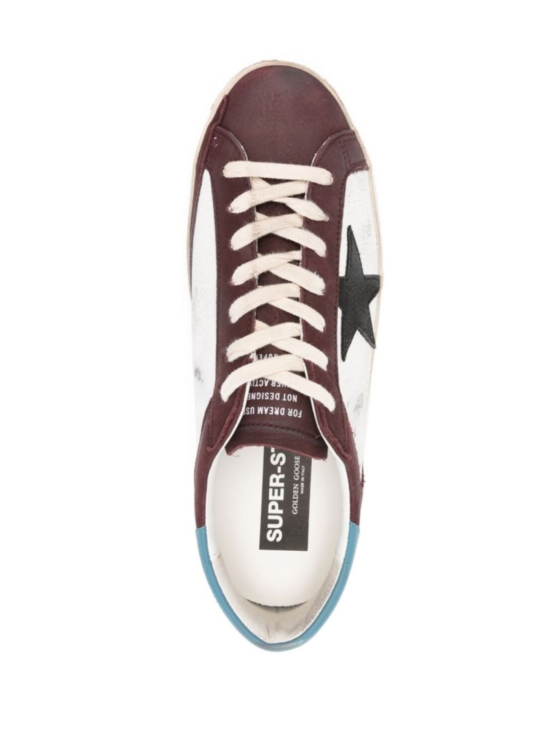 Golden Goose кожаные кроссовки Super Star Double Quarter, белый — фото 4