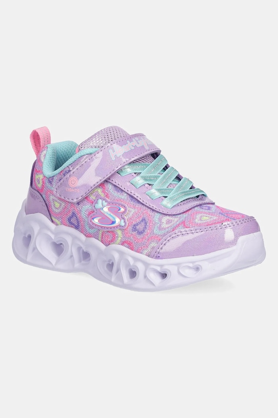 

Детские кроссовки HEART LIGHTS Skechers, фиолетовый