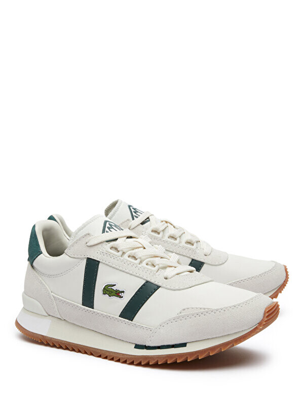 Кроссовки Lacoste Partner Retro, светло-серый/зеленый — фото 2
