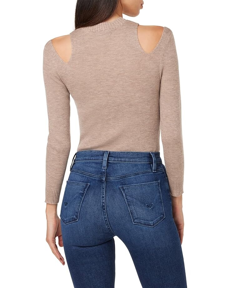 

Свитер Hudson Jeans Cutout Long Sleeve Sweater, цвет Oatmeal