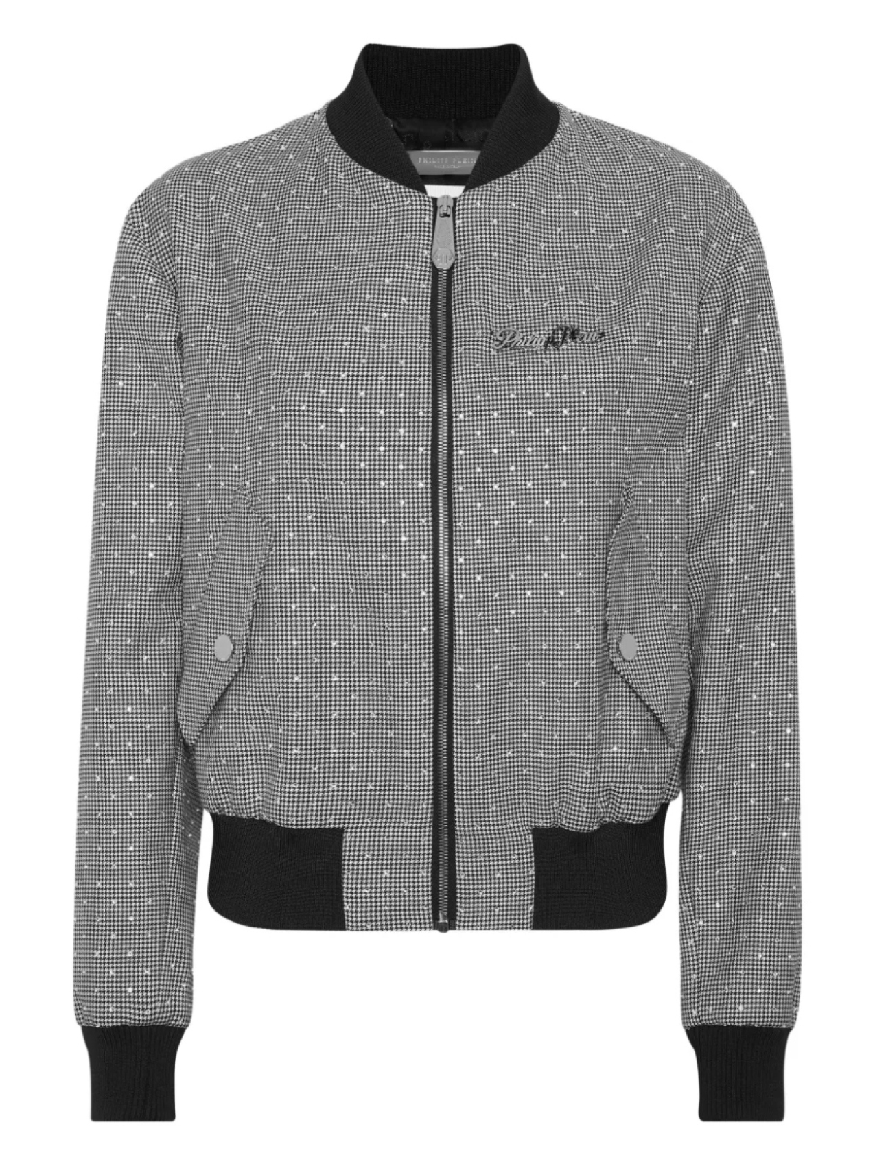 

Укороченная куртка-бомбер Philipp Plein, черный