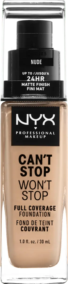 

Тональный крем Can't Stop Won't Stop 24-Hour Nude 6.5 30мл NYX PROFESSIONAL MAKEUP