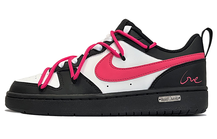 

Кроссовки Nike Court Borough Series Skateboard Shoes Women's Low-Top Black Pink