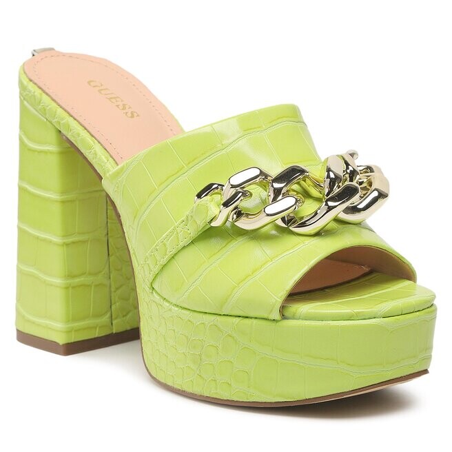 

Шлепанцы Guess Xanthe, зеленый