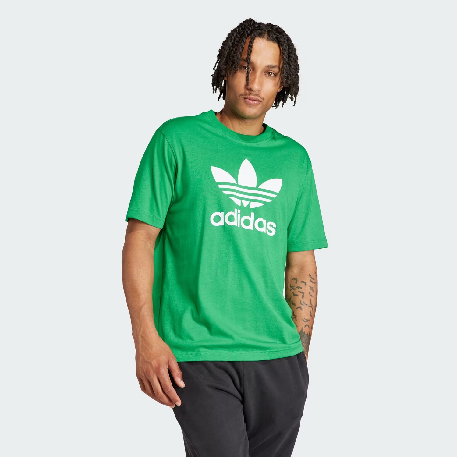 

Футболка Adicolor с трилистником Adidas, цвет Green