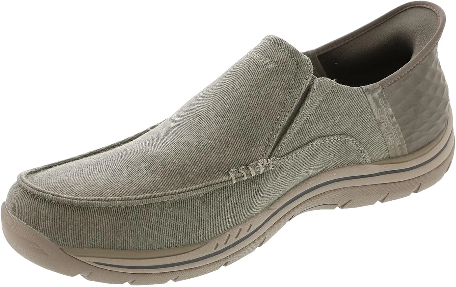 Мужские лоферы Skechers USA 205167, бежевый — фото 4