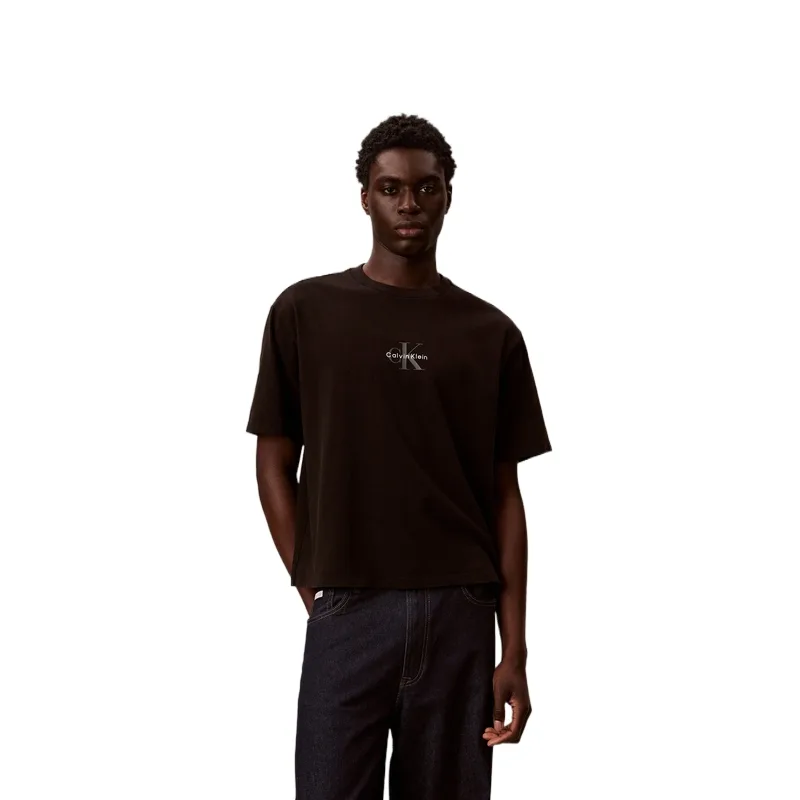 Футболка мужская с круглым вырезом Calvin Klein, UB1-Space Black — фото 4