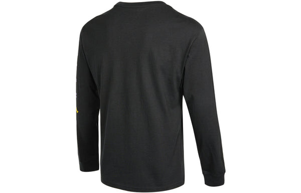 Футболка Men's Nike Lal Nk Cts Jdn Stmt Ls Te Shoes Printing Sports Round Neck Long Sleeves Black T-Shirt, черный — фото 2