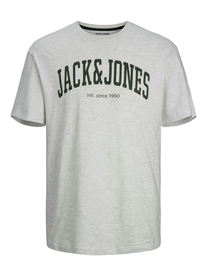 

JACK & JONES Junior Футболка "Джош" серого цвета, Серый, JACK & JONES Junior Футболка "Джош" серого цвета