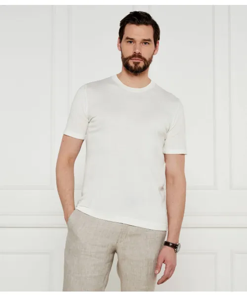 

Свитер Брайана Slim fit Oscar Jacobson, бежевый