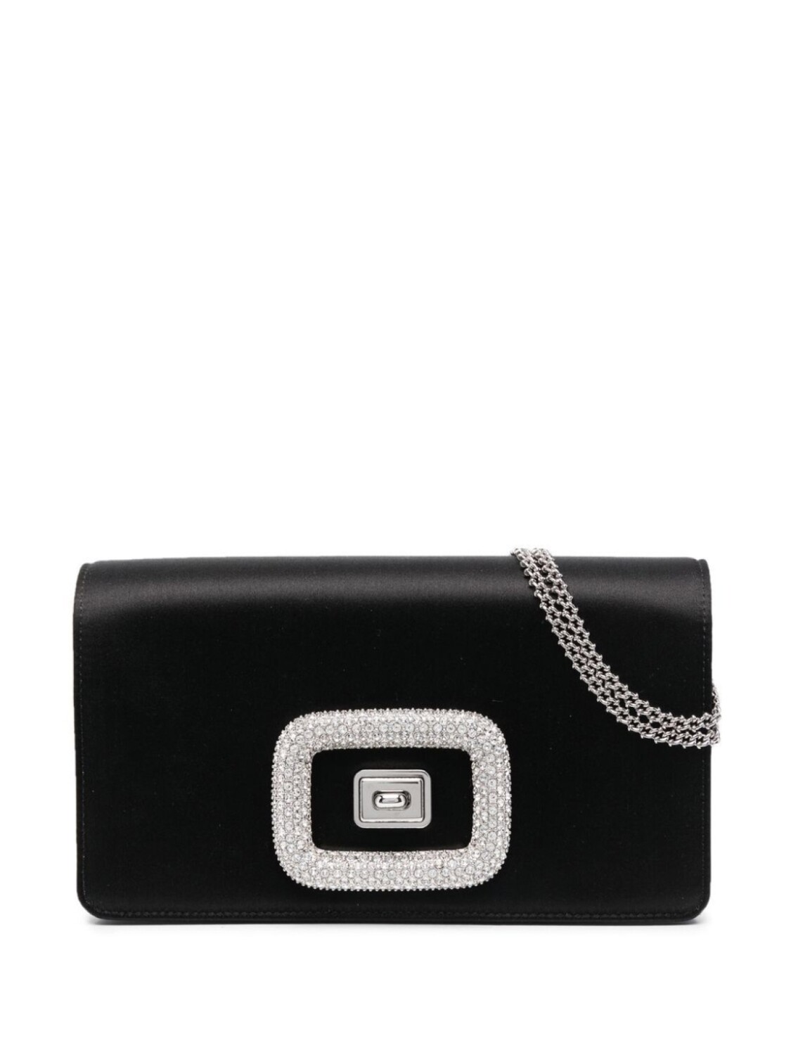 

Roger Vivier клатч с кристаллами, черный