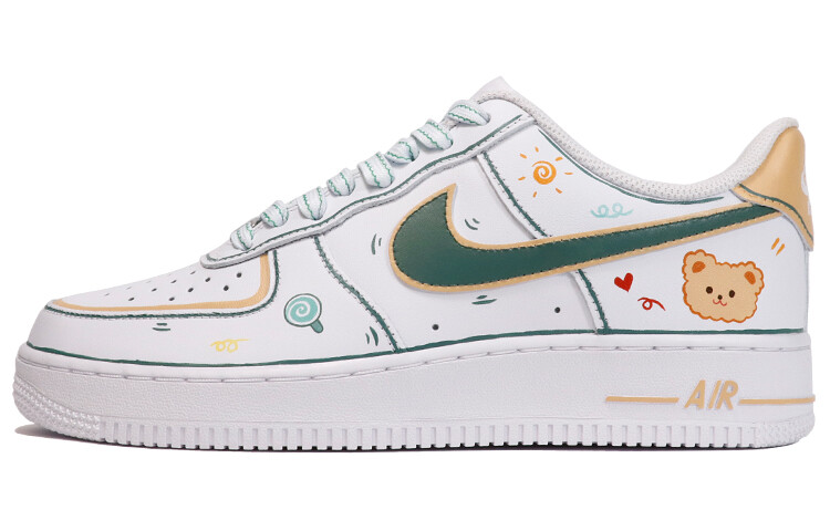 

Кроссовки Nike Air Force 1 Skateboard Shoes Men Low-Top Yellow/Green