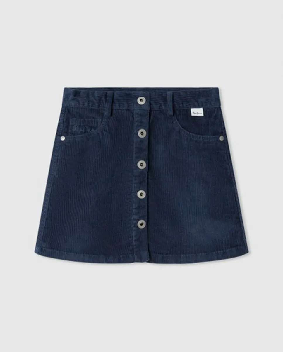 

Детская вельветовая мини-юбка Dulla Pepe Jeans, темно-синий