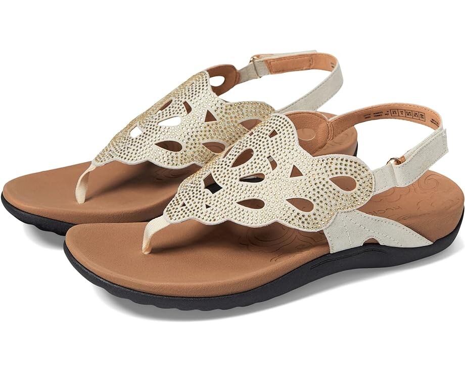 

Сандалии Rockport Ridge Sling, цвет Gold Bling
