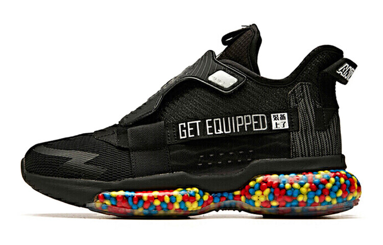 

Детские кроссовки GS Low-top черные/красные/синие Anta Kids