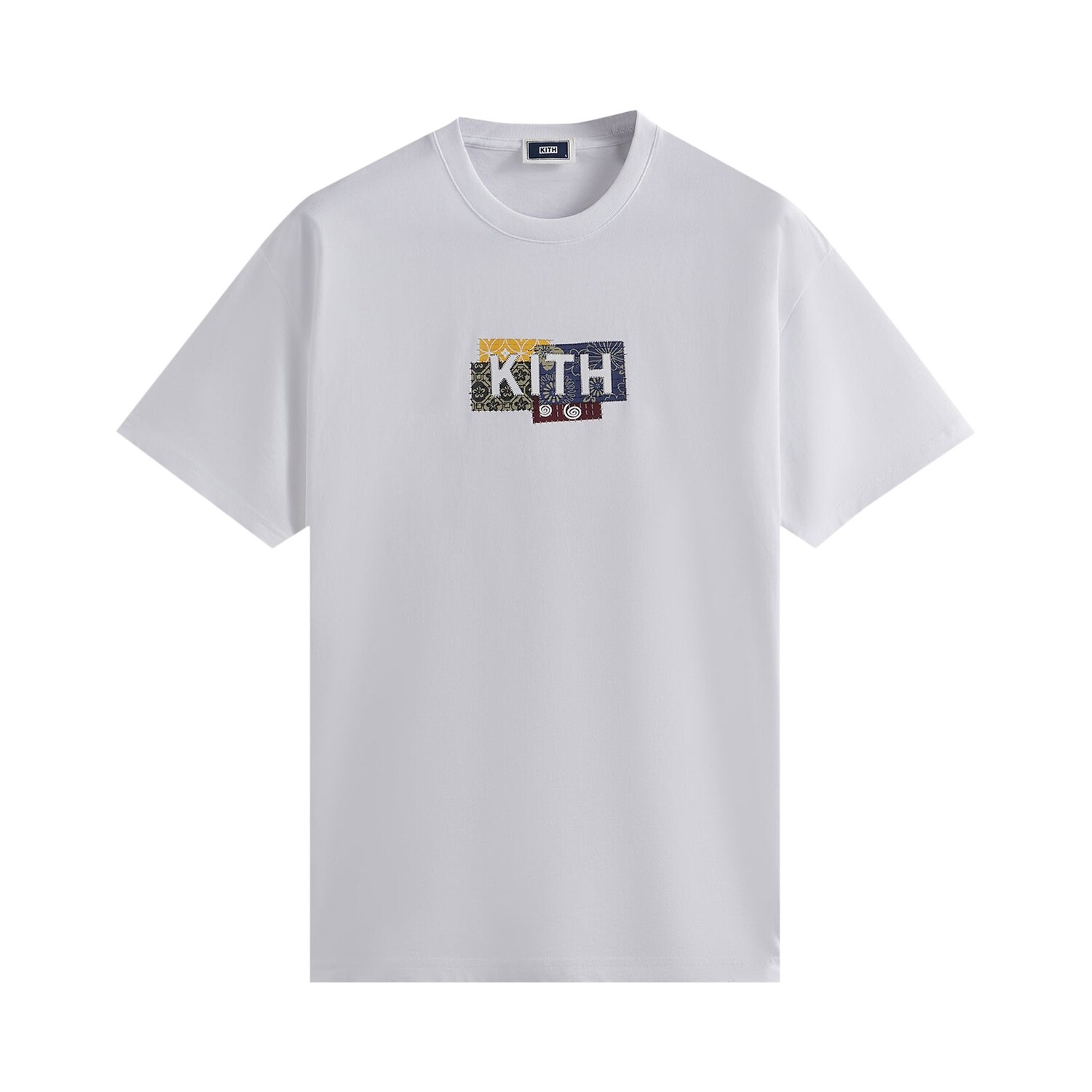

Белая футболка с логотипом Kith Tokyo Boro, Белый, Белая футболка с логотипом Kith Tokyo Boro