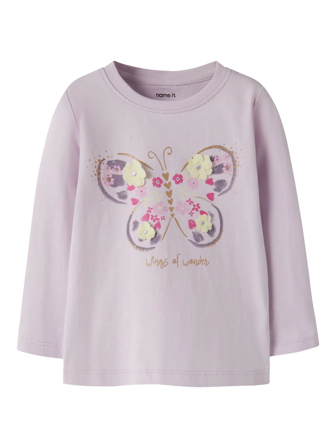 Футболка Name It, Pastel Purple/Dark Purple