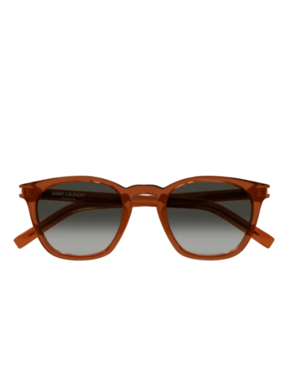 

Солнцезащитные очки в квадратной оправе Saint Laurent, коричневый