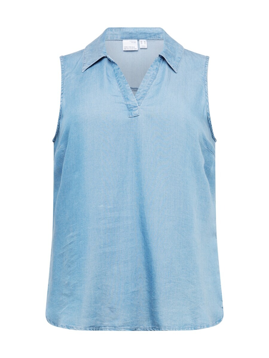 

Блуза Vero Moda Curve Blouse CHARPER, синий деним