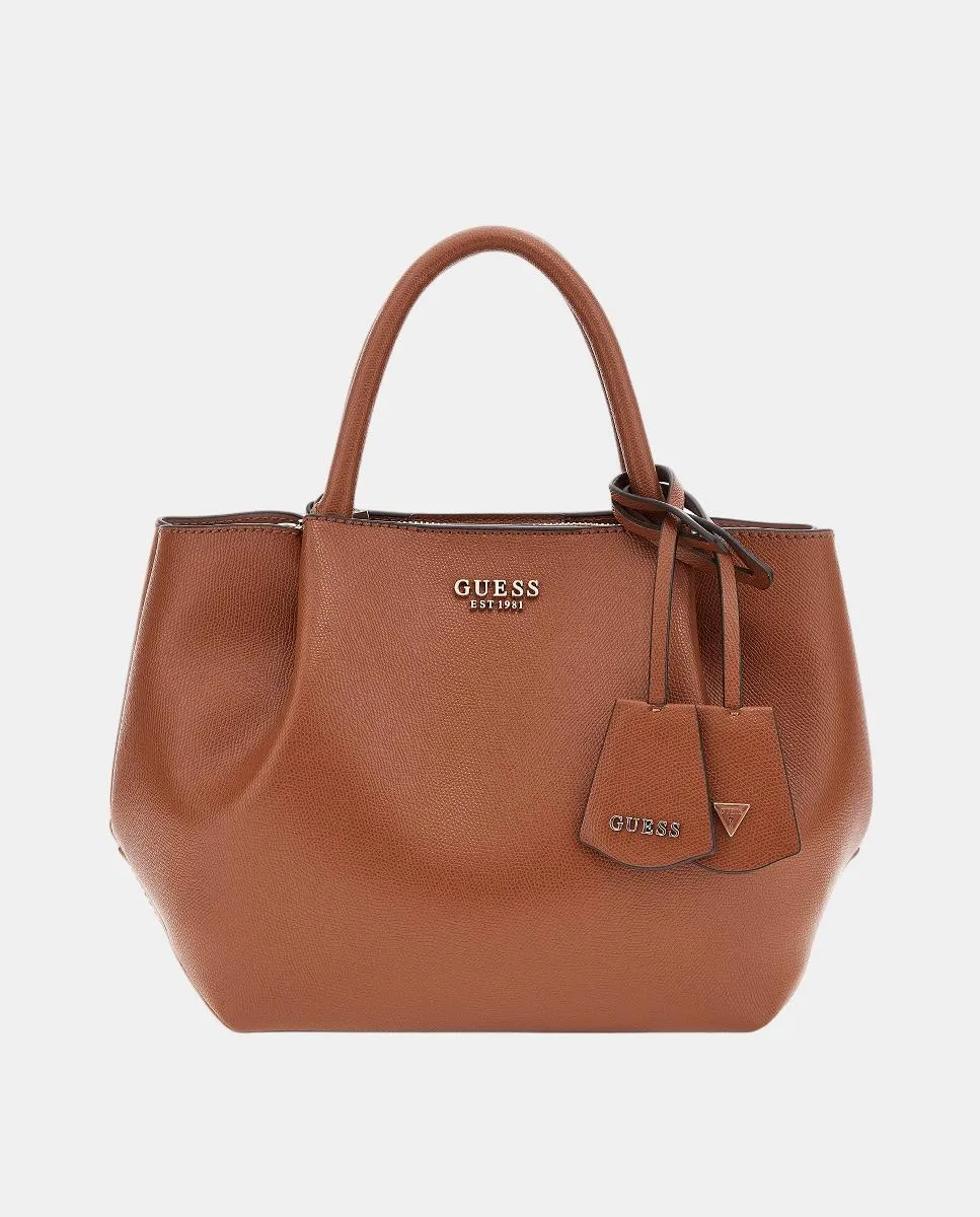 

Сумка через плечо с молнией и магнитной застежкой Guess, светло-коричневый