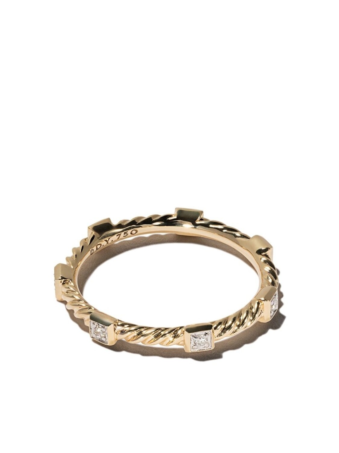 

Кольцо Cable Collectibles из желтого золота с бриллиантами David Yurman, золотой