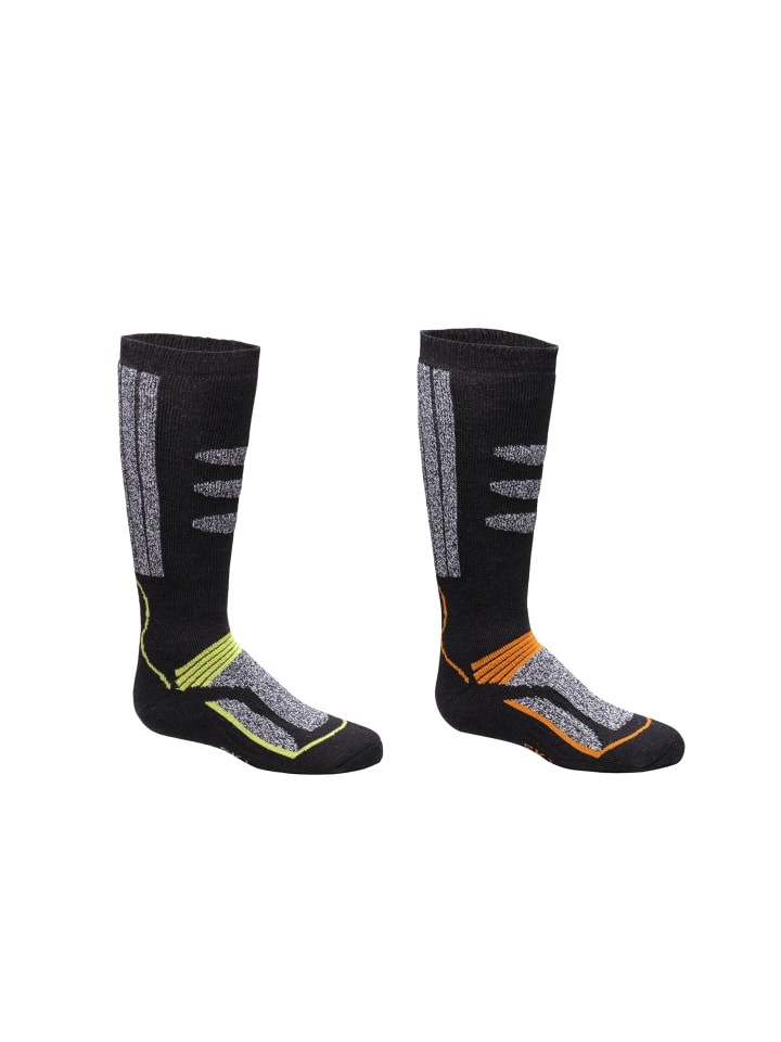 

Yuhu Детские термоноски для катания на лыжах, комплект из 2 штук, из хлопка, зеленого цвета