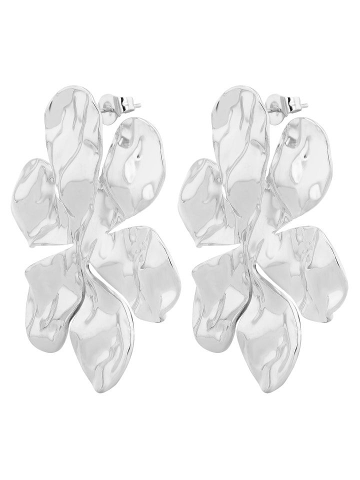 

Adeliás Женские серьги - серьги-гвоздики в виде цветов из нержавеющей стали, серебристого цвета