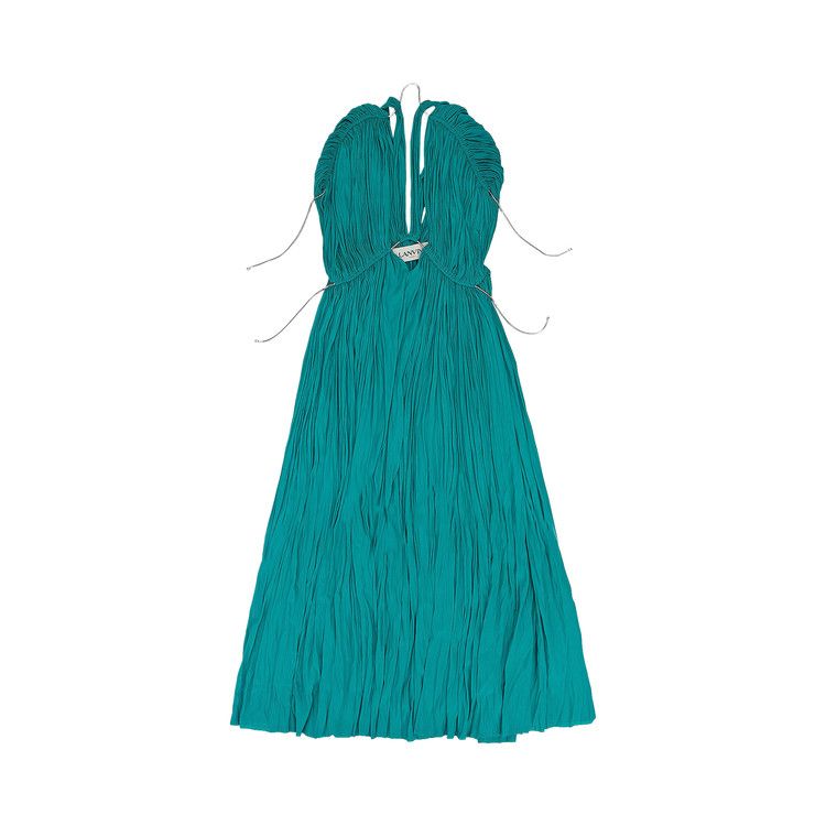 

Платье Lanvin Long Pleated Dress, Aquamarine