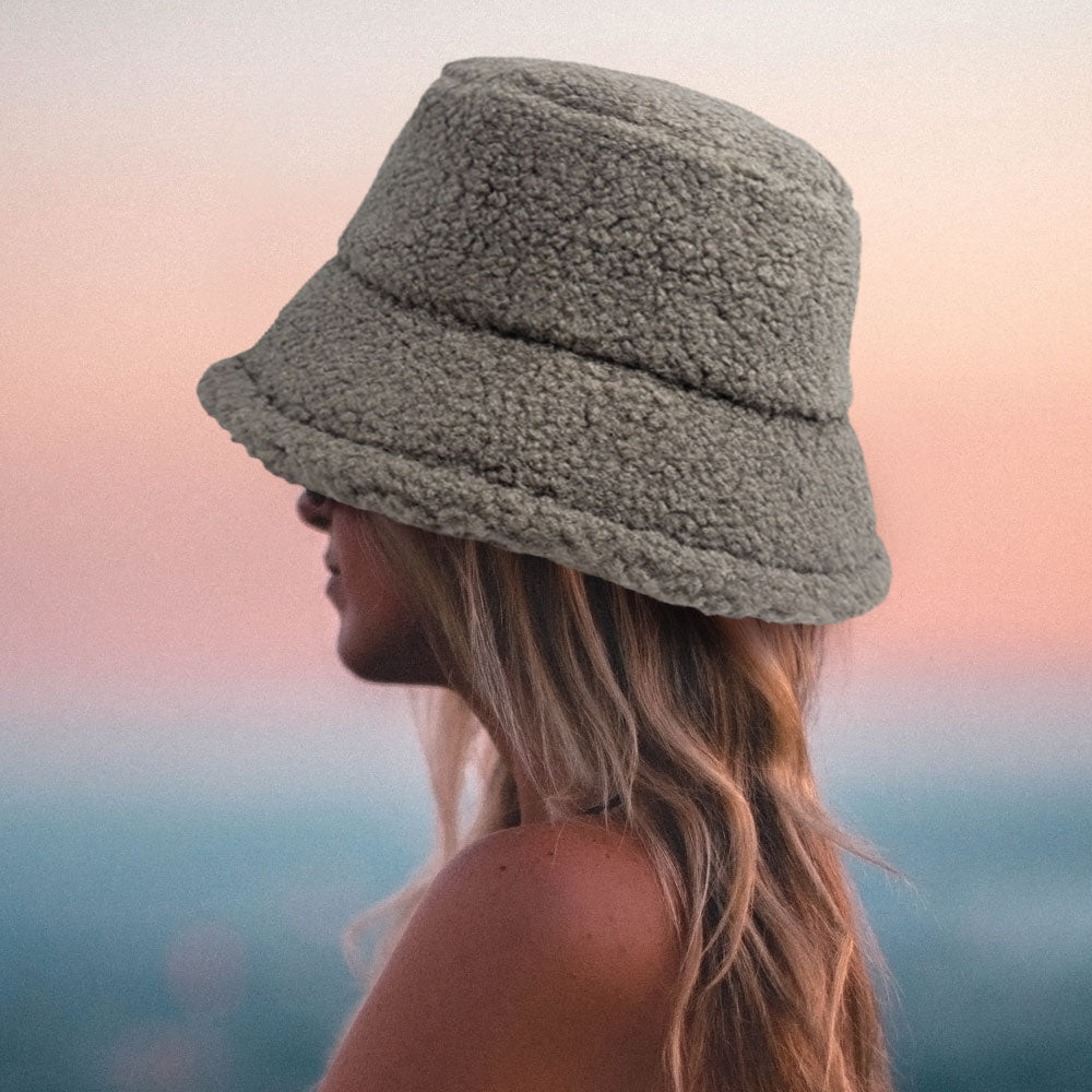 

Пушистая панама FASHNZFAB, коричневый