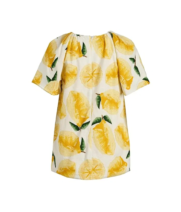 Платье хлопковое Puff Dress Appaman Kids, Lemons — фото 2