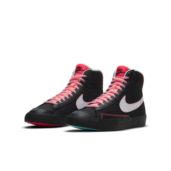 Кроссовки blazer mid '77 'black atomic pink' Nike, черный — фото 3