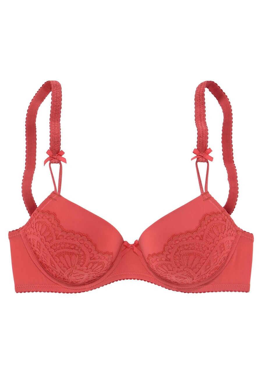 

Бюстгальтер на косточках LASCANA T-shirt Bra Aurora, цвет pastel red