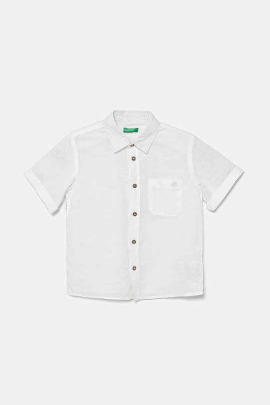 

Детская льняная рубашка United Colors Of Benetton, белый