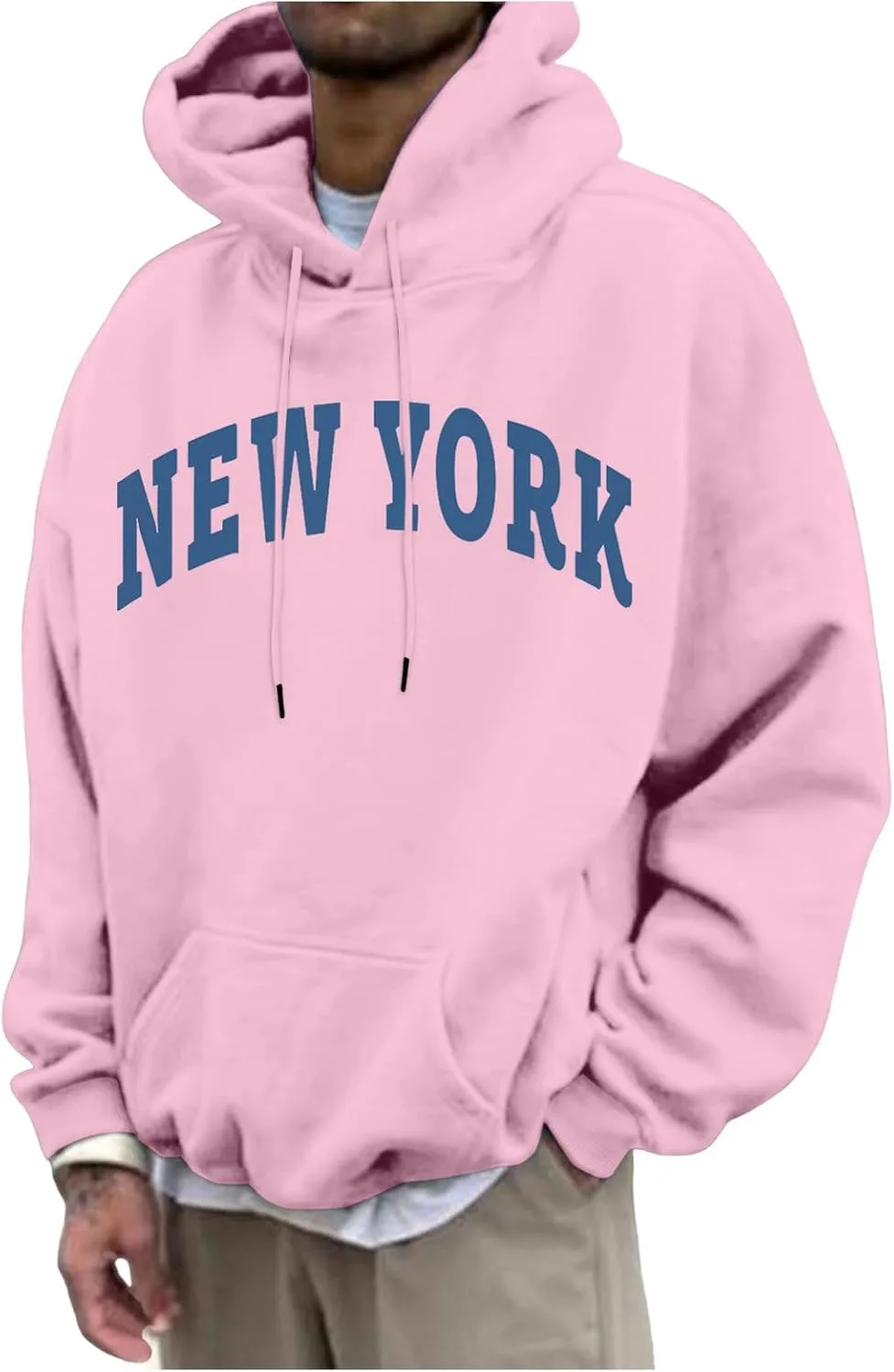 

Толстовка New York с принтом, мужская, свободный крой