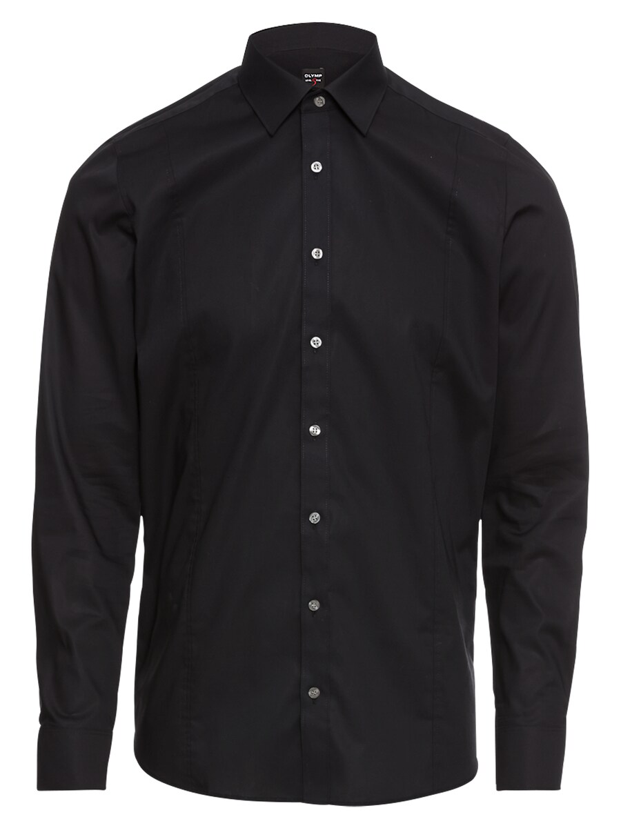 

Рубашка делового кроя Slim Fit OLYMP Level 5 Uni TN, черный