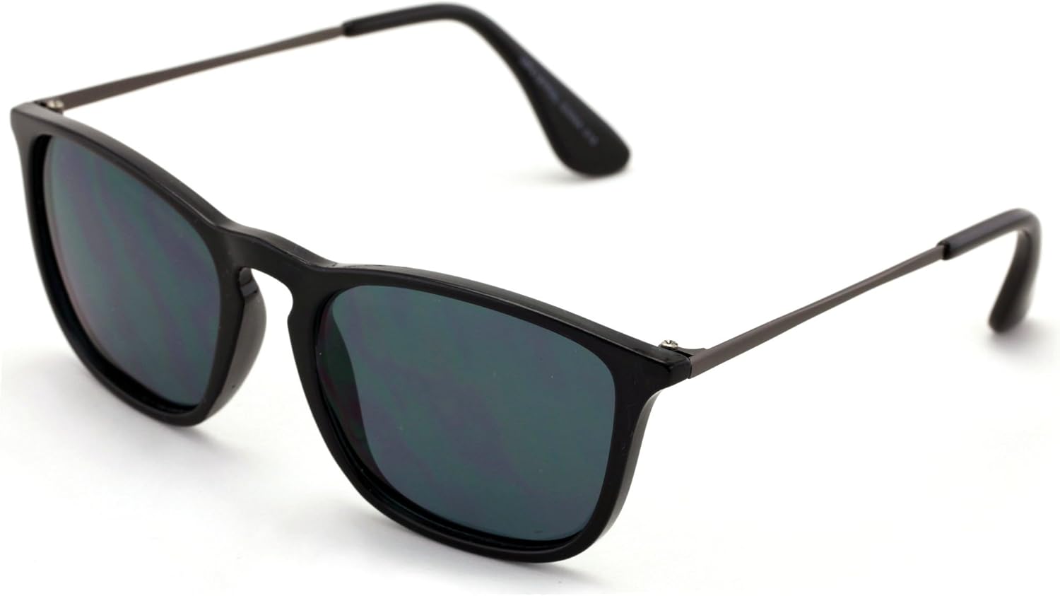 

Поляризованные прямоугольные солнцезащитные очки VWE P3 с вырезом в форме замочной скважины, легкие, унисекс, подходят как для женщин, так и для мужчин V.W.E., Gloss Black - Black Lens