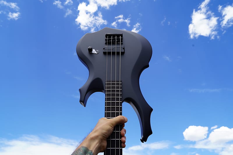 

Басс гитара ESP LTD F-4 Black Metal Black Satin 4-String Electric Bass Guitar