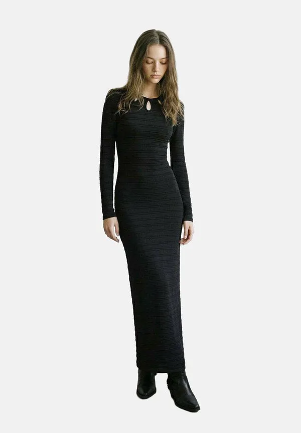 Подростковое длинное платье Mango Kids, Anthracite