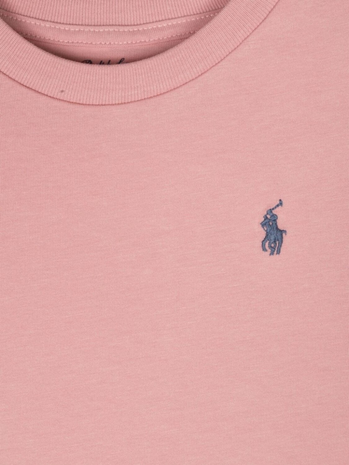 Ralph Lauren Kids футболка с вышивкой Polo Pony, розовый — фото 3