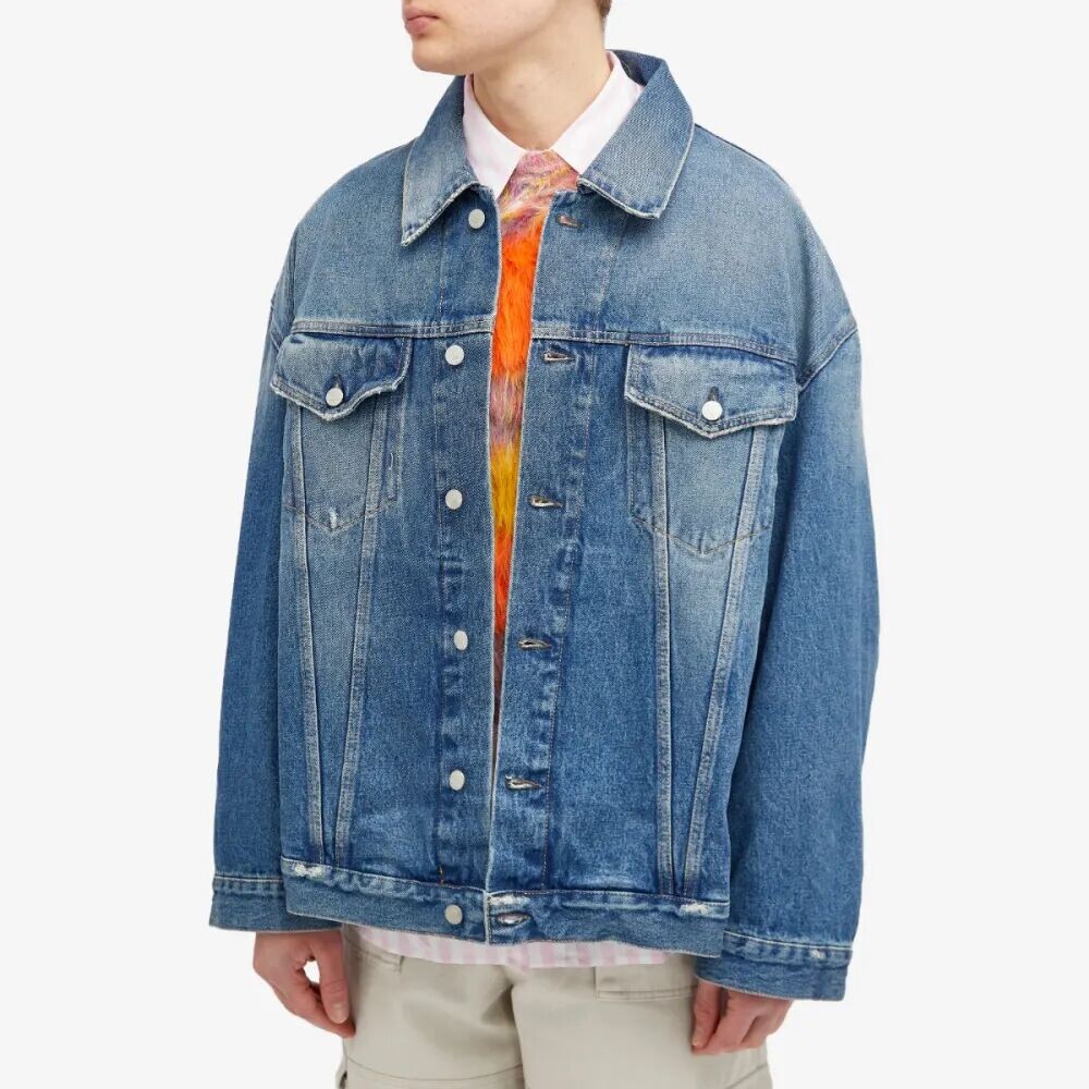 

Джинсовая куртка оверсайз Acne Studios Morris, синий
