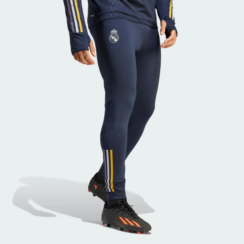 Трикотажные спортивные штаны Real Madrid для мужчин Legend Ink Adidas, синий — фото 2