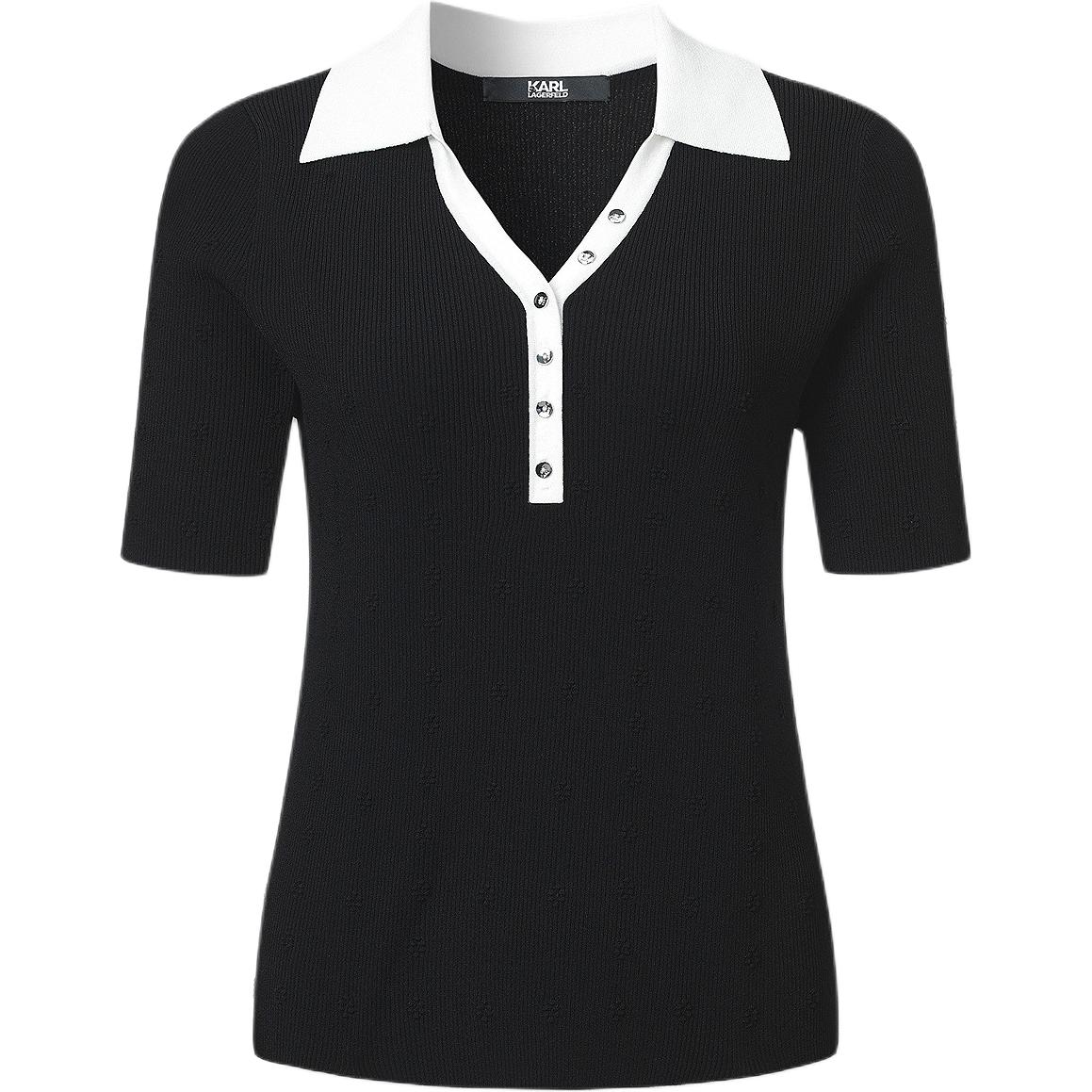 

Топ KARL LAGERFELD SS25 для женщин KARL LAGERFELD / Karl Lagerfeld Jeans, черный